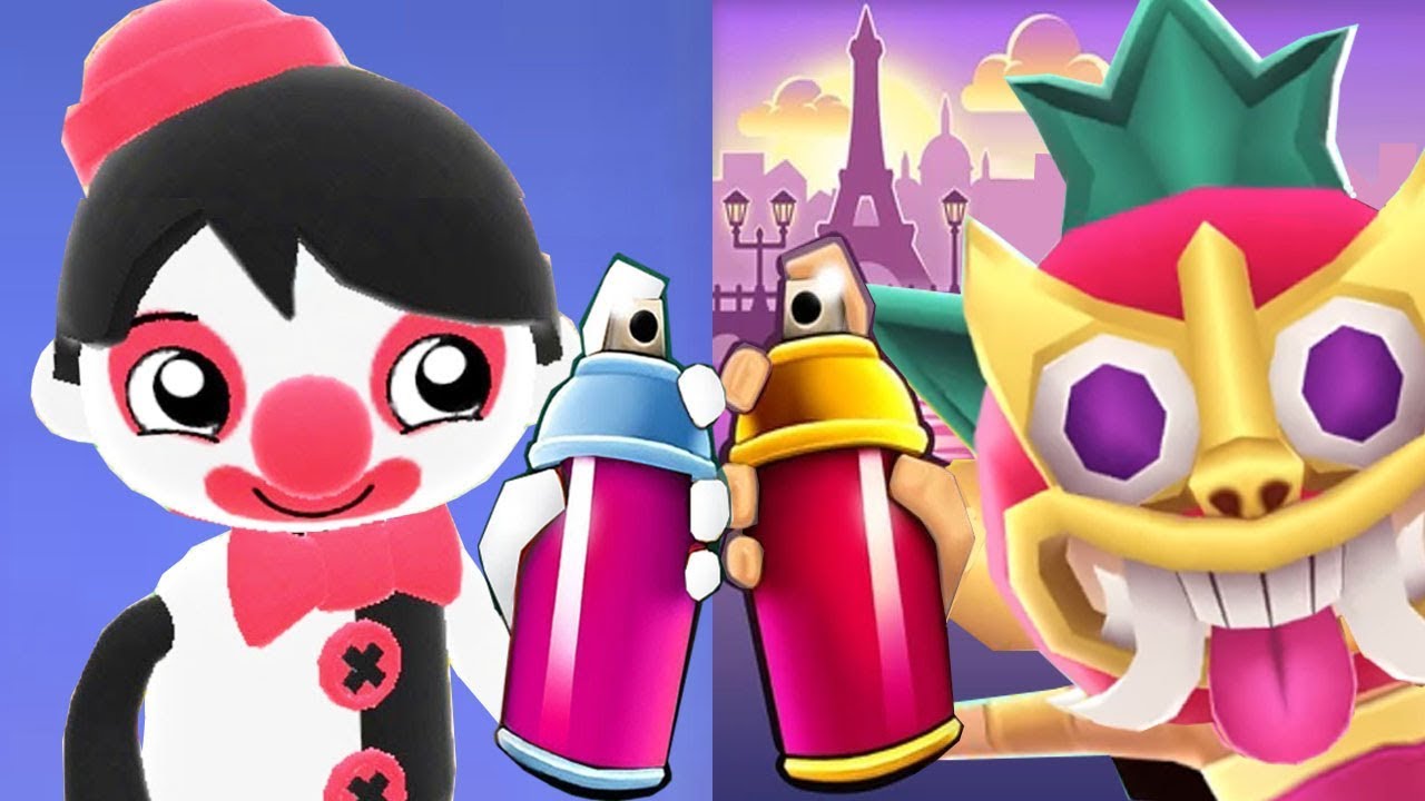 Subway Surfers Paris 2020 MEI vs RYAN the CLOWN of RYAN'S World Tag with Ryan Subway Run Gameplay HD