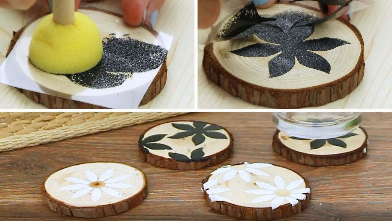 4 idee creative con i dischi di legno