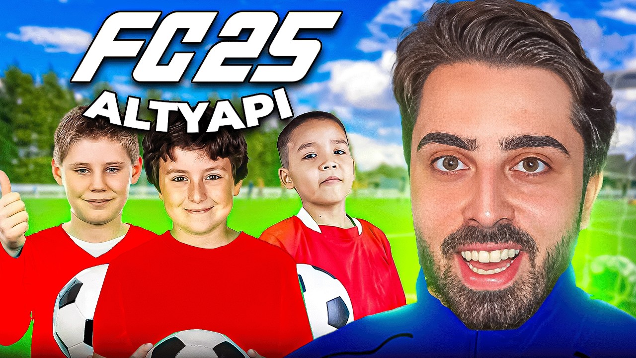 SADECE ALTYAPI FUTBOLCULARIYLA REBUILD YAPTIM! // FC 25 ALTYAPI REBUILD