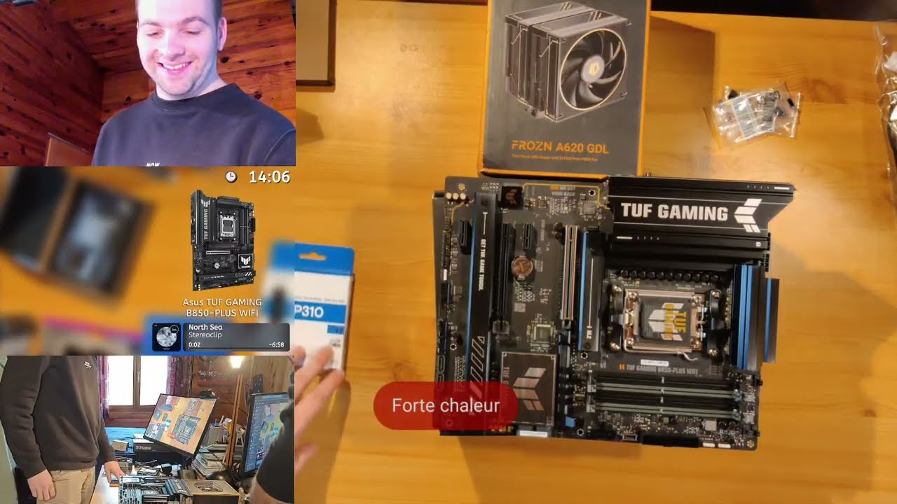 On monte le pc à 2200 € de @Frixio_TV - Viens discuter sur le meilleur stream chill