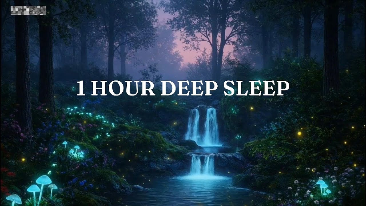 Fall Asleep Fast – 1 Hour Deep Sleep Piano with Rain & Stream | CareWisp