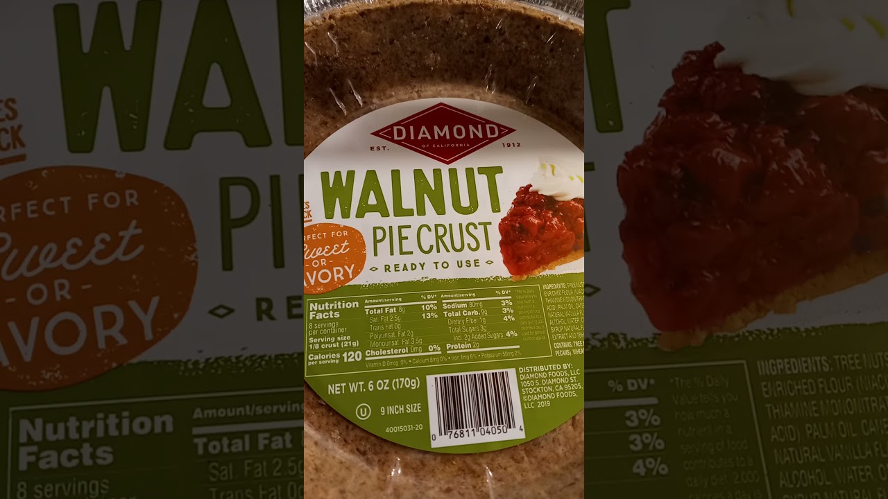 walnut pie crust