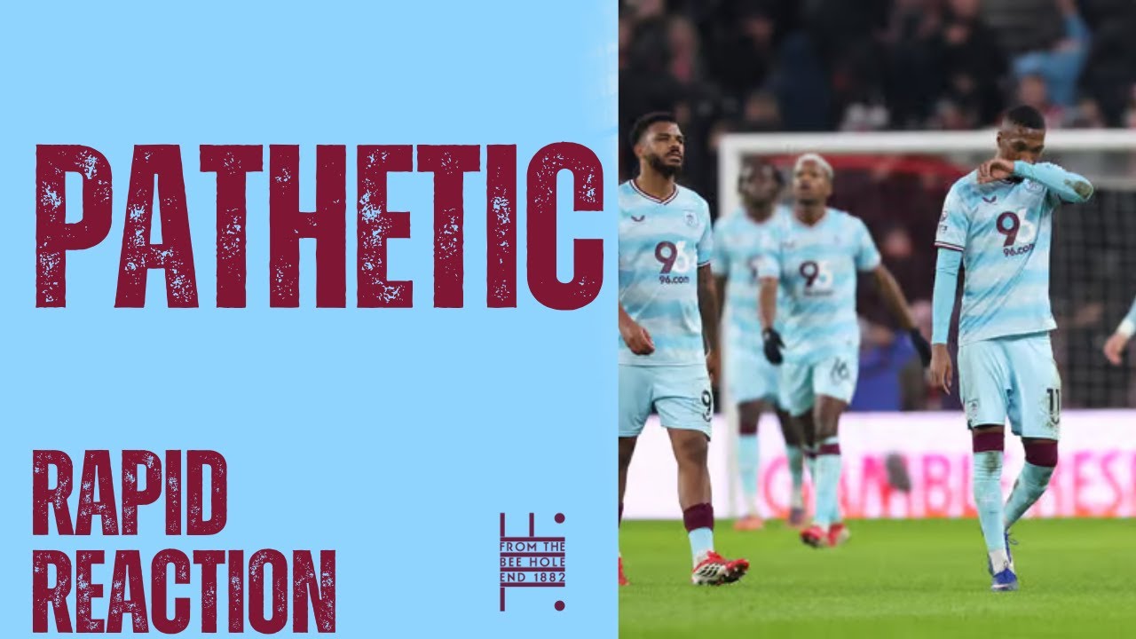 A DISGRACEFUL PERFORMANCE - Sunderland v Burnley RAPID REACTION. #burnley #sunderland #epl #soccer
