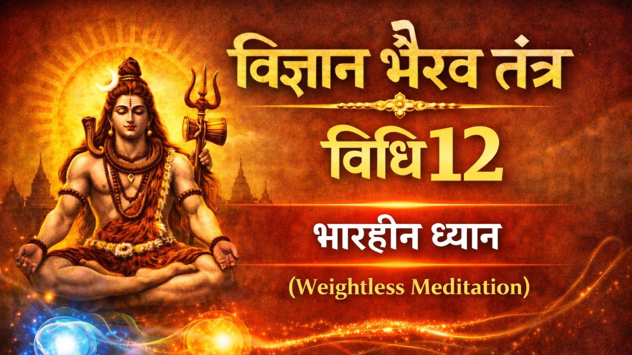 विज्ञान भैरव तंत्र – विधि 12 | Weightlessness Meditation | 'भारहीनता ध्यान' | क्या तुम शरीर नहीं हो?