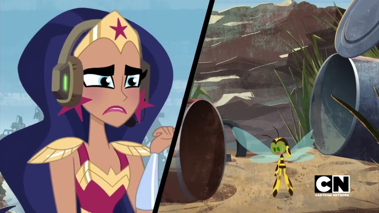 DC Super Hero Girls Bumblebee shrinking