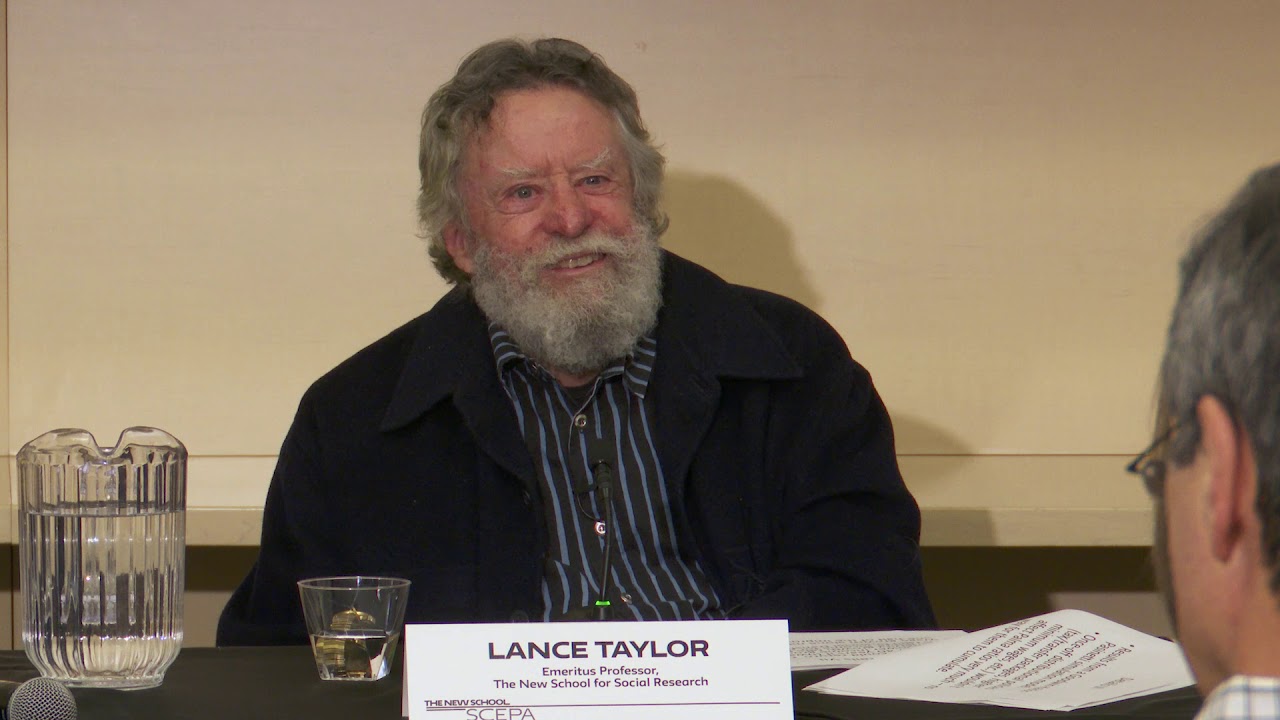 Lance Taylor on Growth, Distribution, and the Future of Capitalism