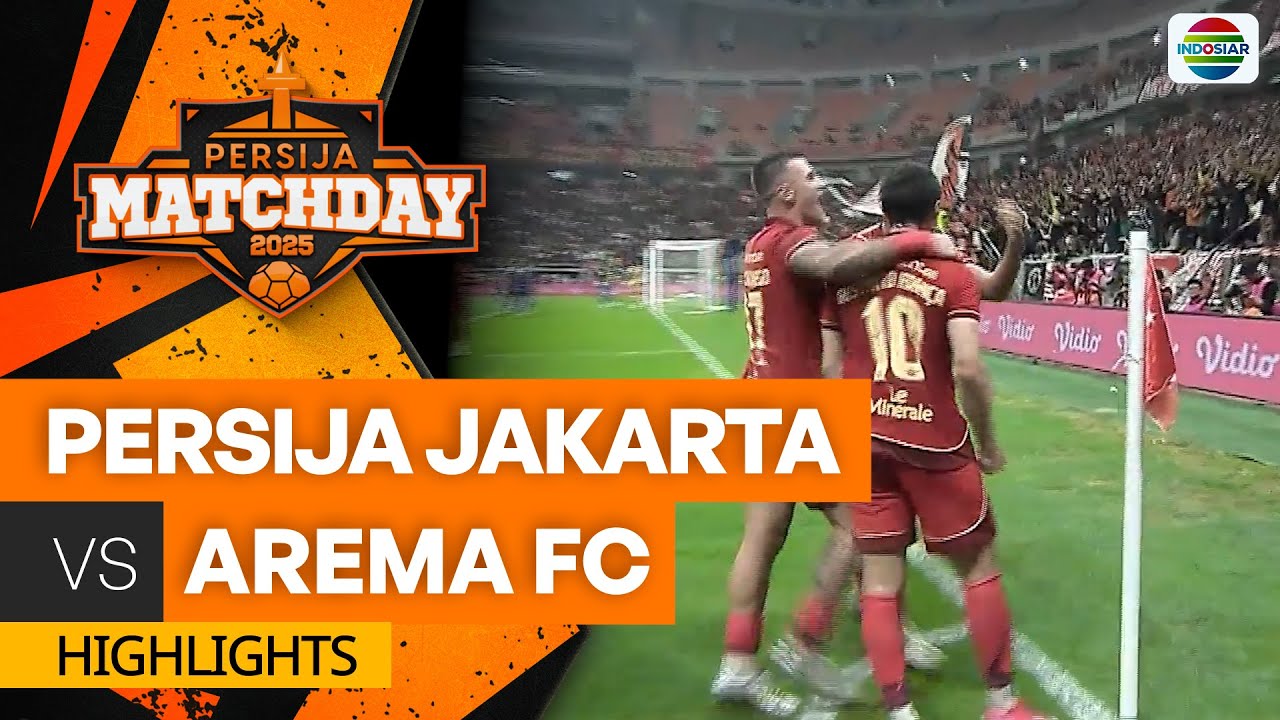 Persija Jakarta VS Arema FC - Highlights | Persija MatchDay 2025