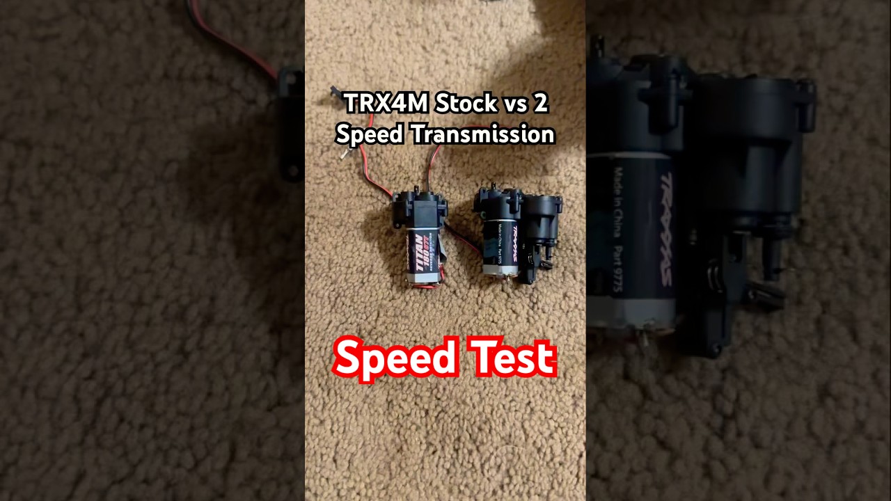 TRX4M Stock VS 2-Speed Gearbox