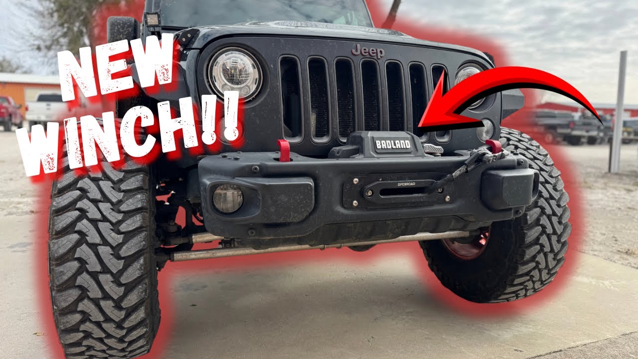 This winch is a huge upgrade for my Jeep Jku!