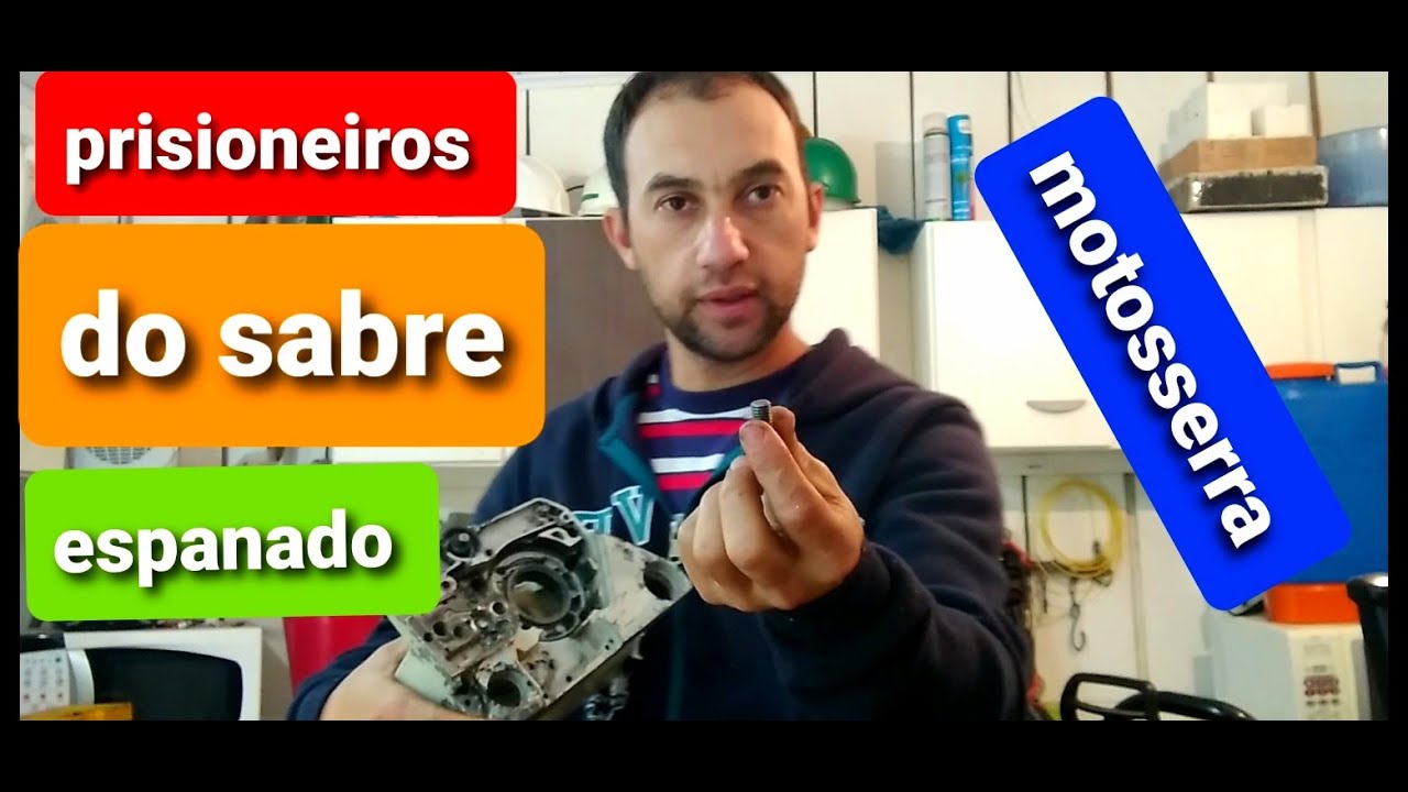 Aula espanou prisioneiro do sabre da minha motosserra