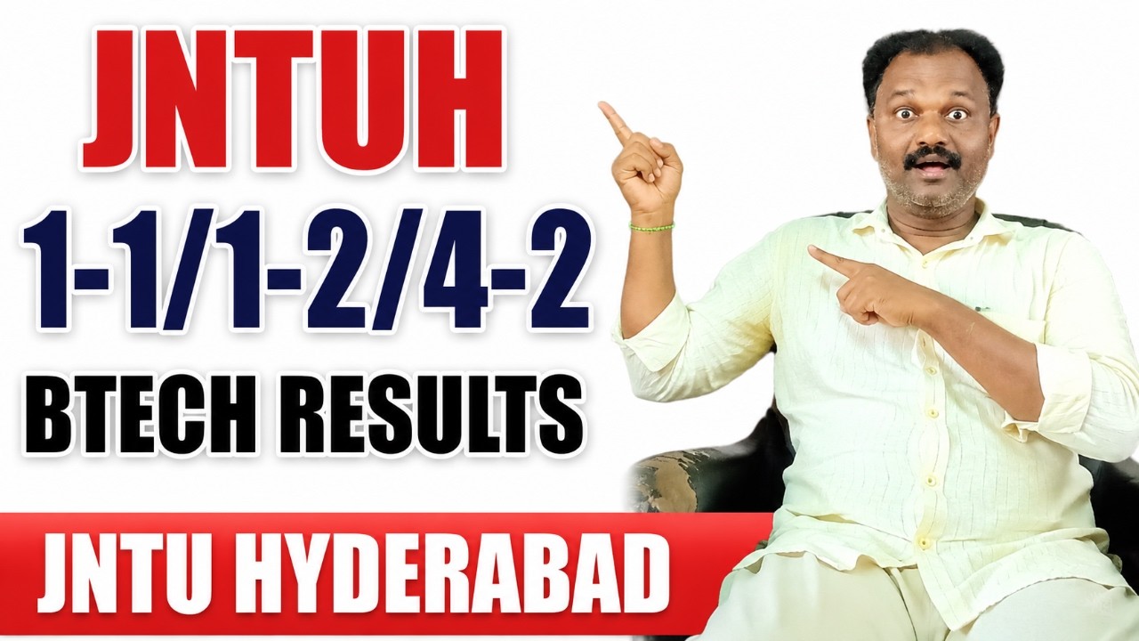 JNTUH 1-1/1-2/4-2 BTECH RESULTS