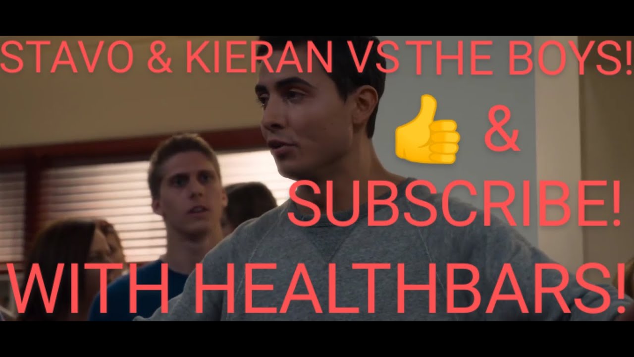 Stavo & Kieran VS The Boys! (Fight Scene With HealthBars!) - Scream: The TV Series (S2E5, 2016)