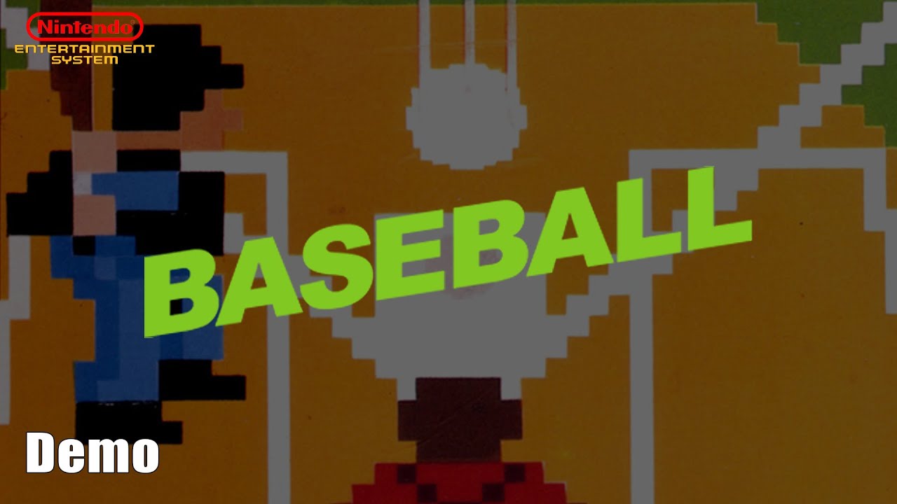 Let's Play Baseball | Demo | Nintendo Entertainment System - NR