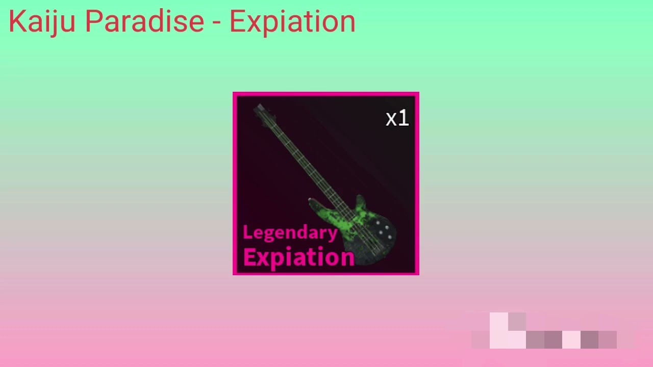 Kaiju Paradise - Expiation Guitar Soundtrack