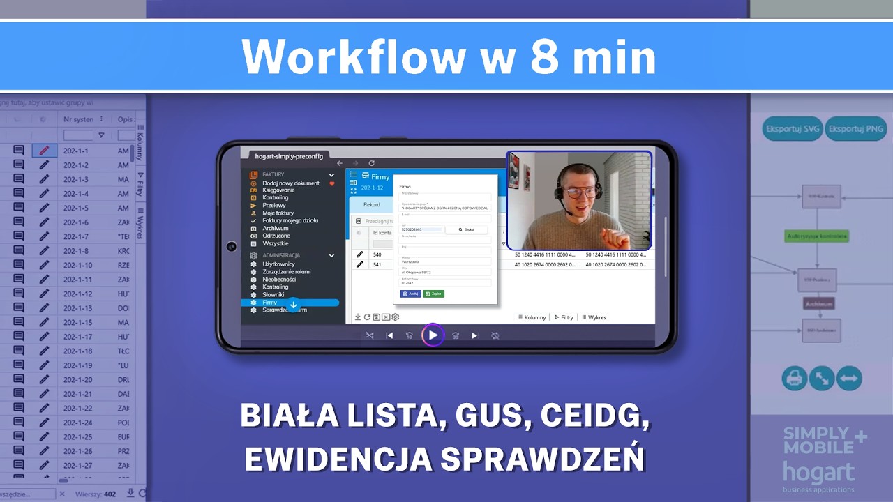 2025.12.16  Workflow: biała lista, GUS, CEIDG, ewidencja sprawdzeń