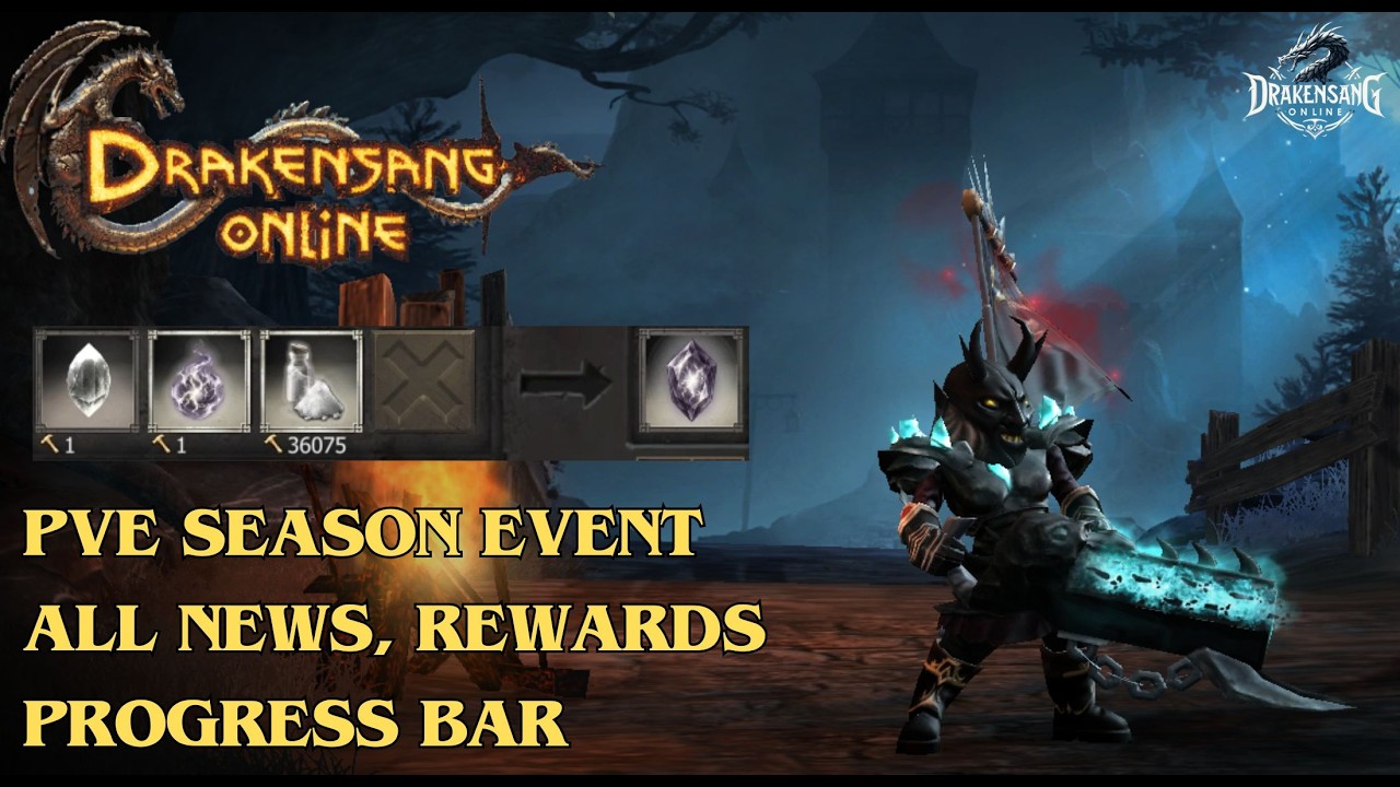 Drakensang Online - PVE Season Event, All News, Rewards, Progress Bar! DSO
