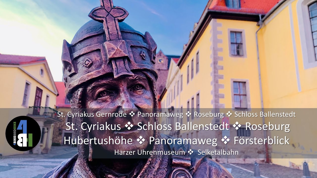 Wanderung, Harz, Gernrode, St. Cyriakus, Roseburg, Schloss Ballenstedt, Försterblick, Panoramaweg