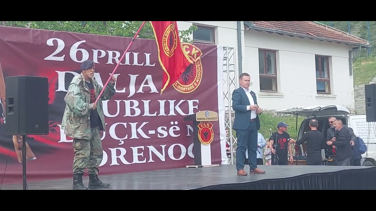 Halit Gashi Drenoc Rahovec, kenge për Hashim Thaçin 26  vjetori daljes publike te UÇK Zonen e Pashtr