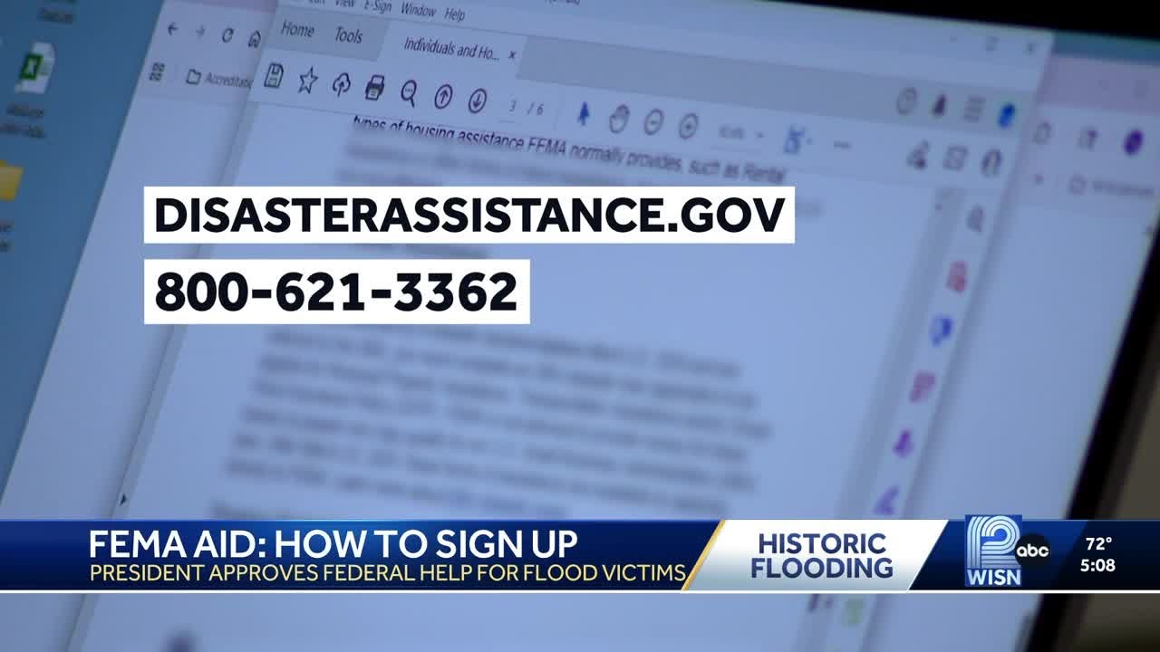 FEMA aid available for Wisconsin flood victims: What to know