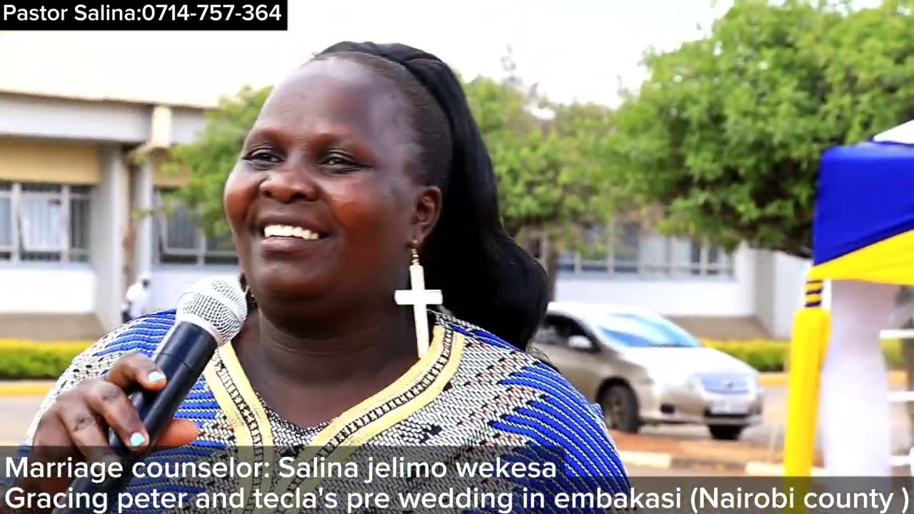 NO USE OF SMS IN MARRIAGE salina gracing peter and tecla wedding in Nairobi county