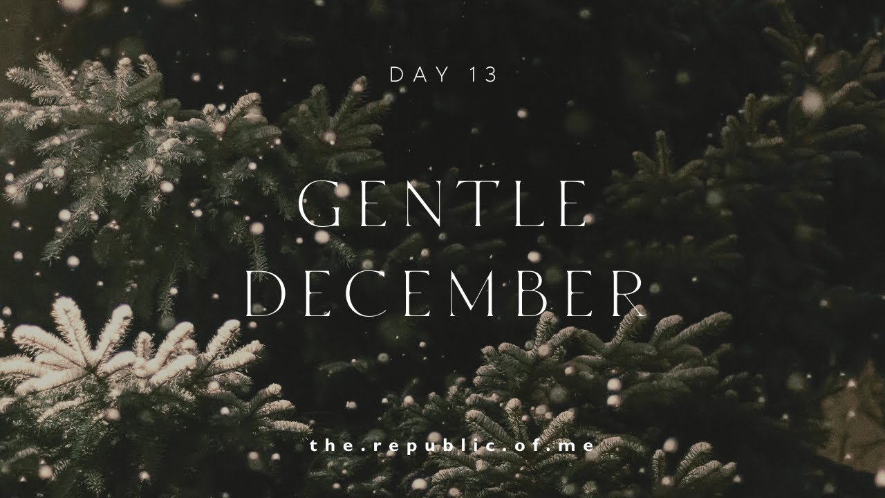 Gentle December - Day 13.... childhood stories and Afgolemoni soup