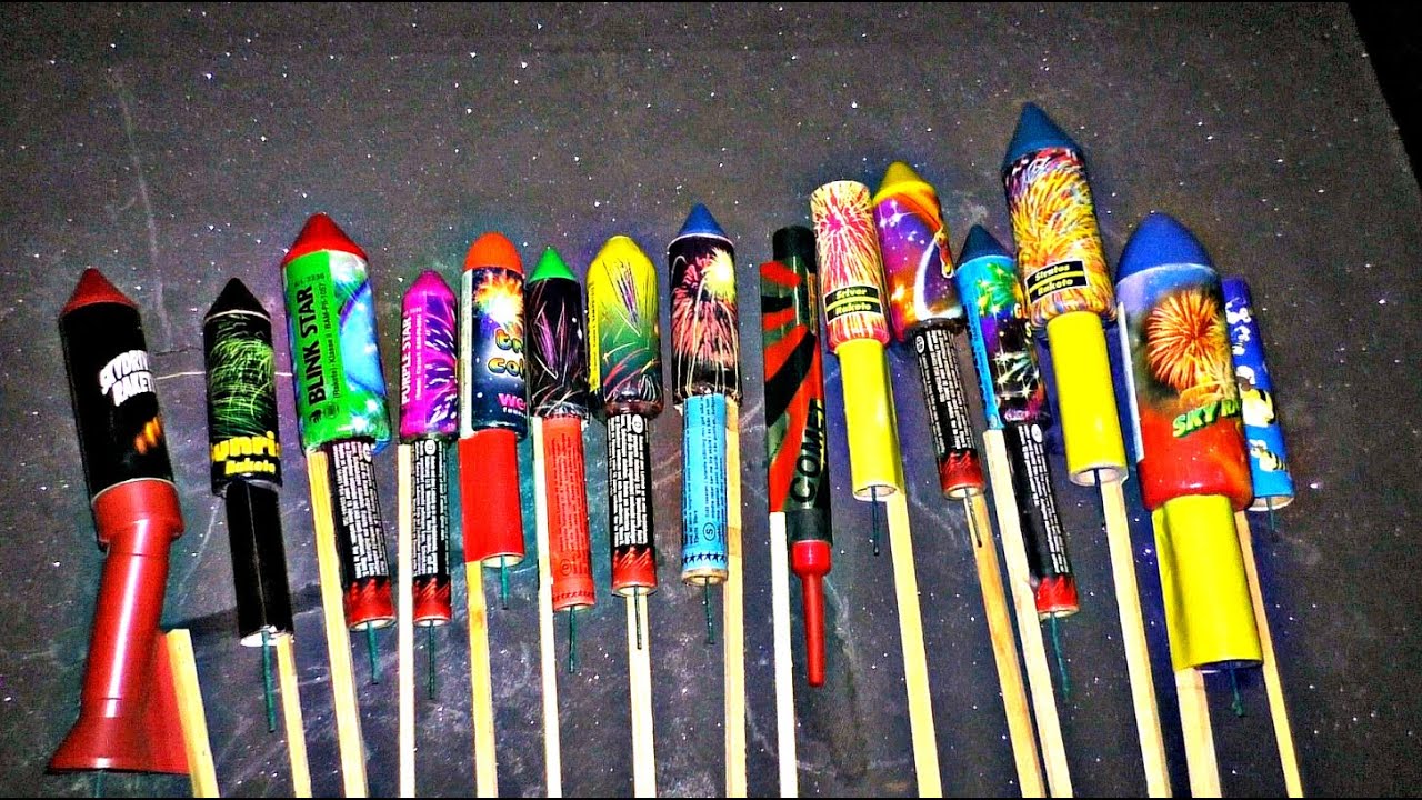 Bunte Raketen Raritäten zünden am Neujahrstag #1