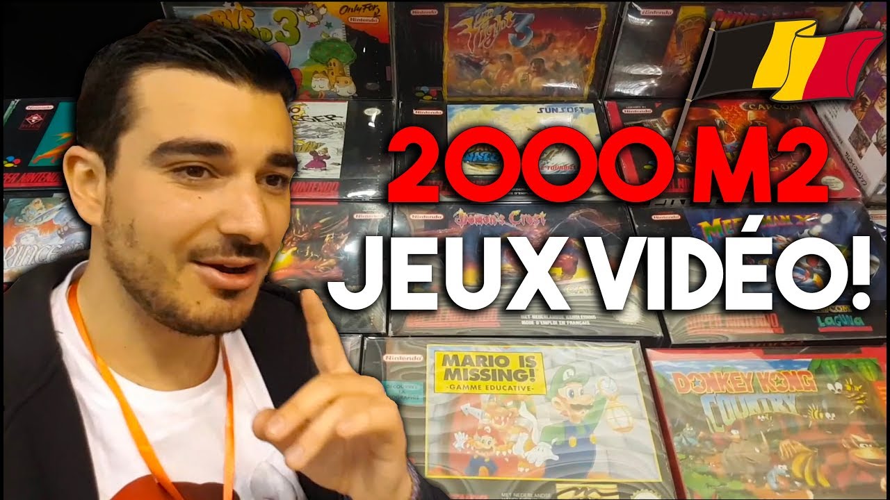LA PLUS GRANDE VENTE RETROGAMING DE BELGIQUE (2000 m2 de Jeux Vidéo)