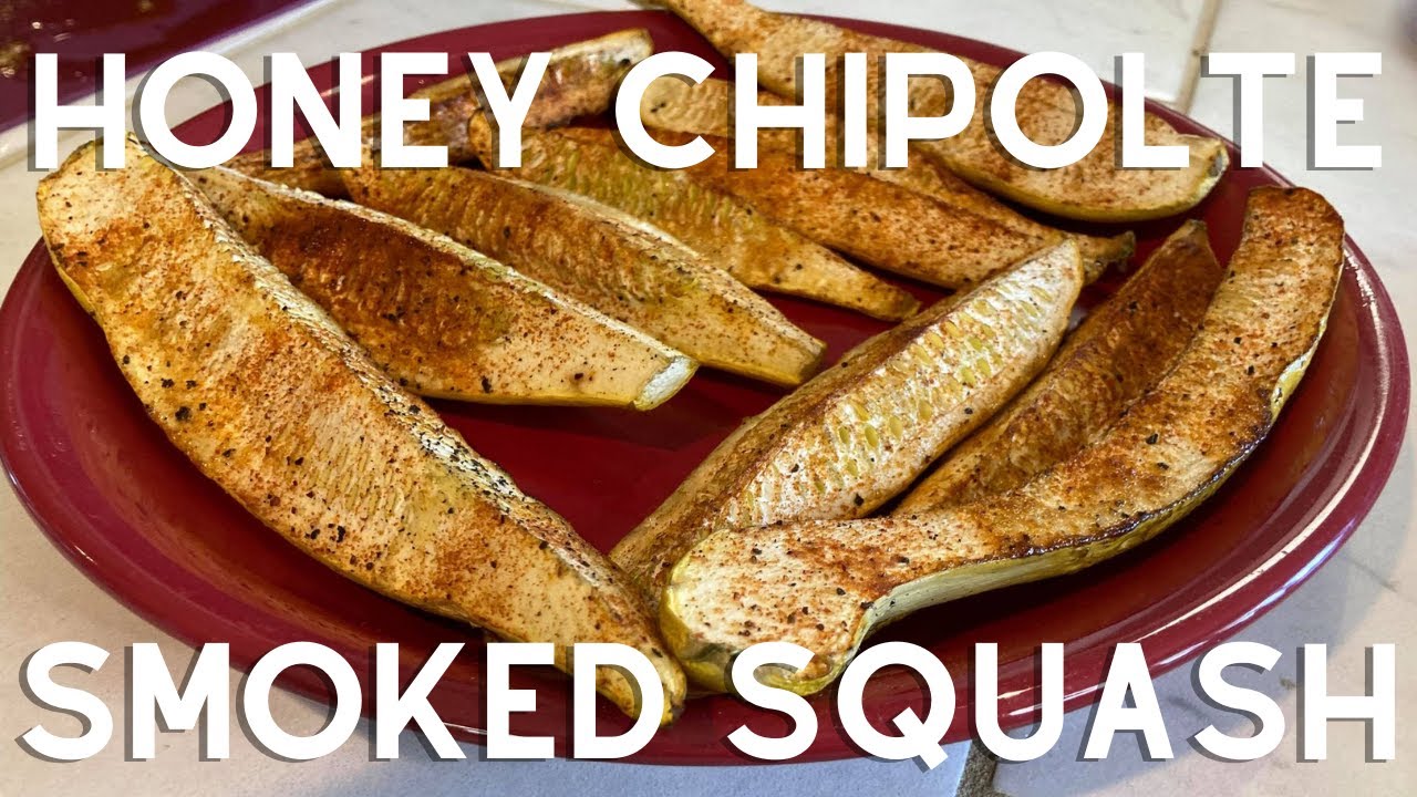Honey Chipotle Smoked Squash
