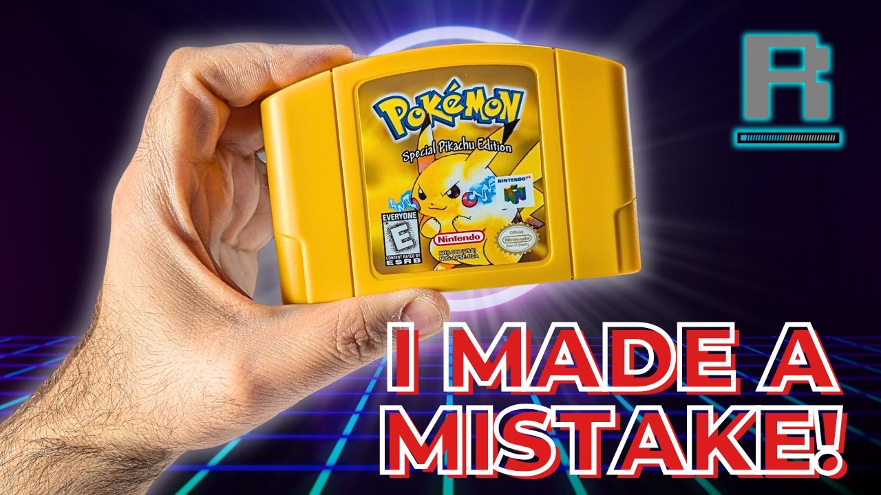 I Built a Pok&eacute;mon Yellow N64 Cartridge&hellip; and Instantly Regretted It!