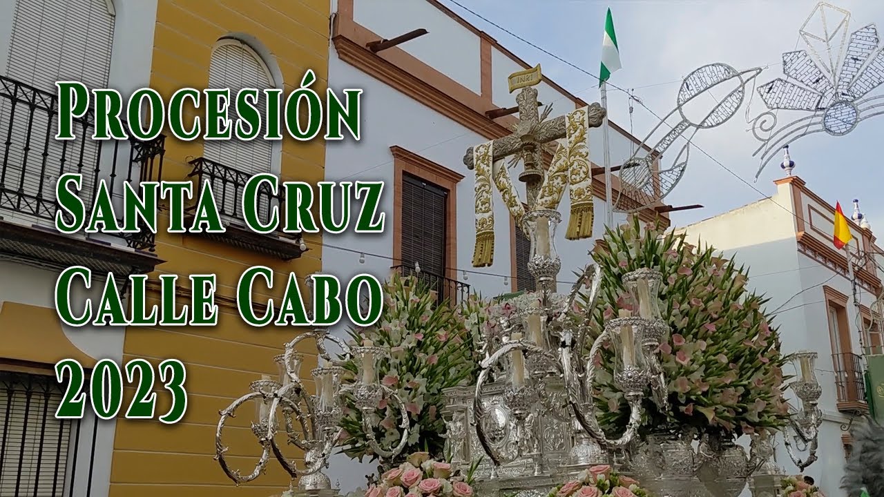 Procesión Santa Cruz Calle Cabo 2023