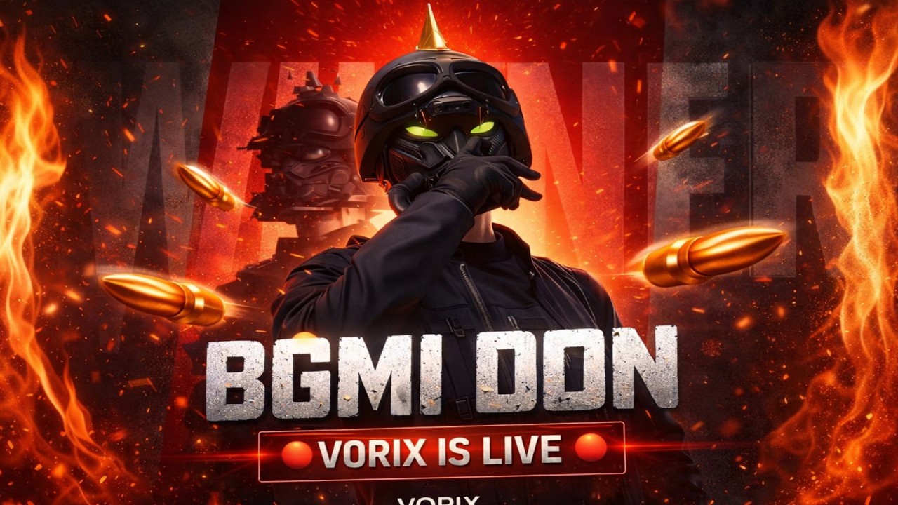 Bgmi🔥 BGMI LIVE – 1v4 Clutch King 👑 Road to Conqueror | Full Gyro Beast Mode ON 💀🚀 VORIX IS LIVE🔴