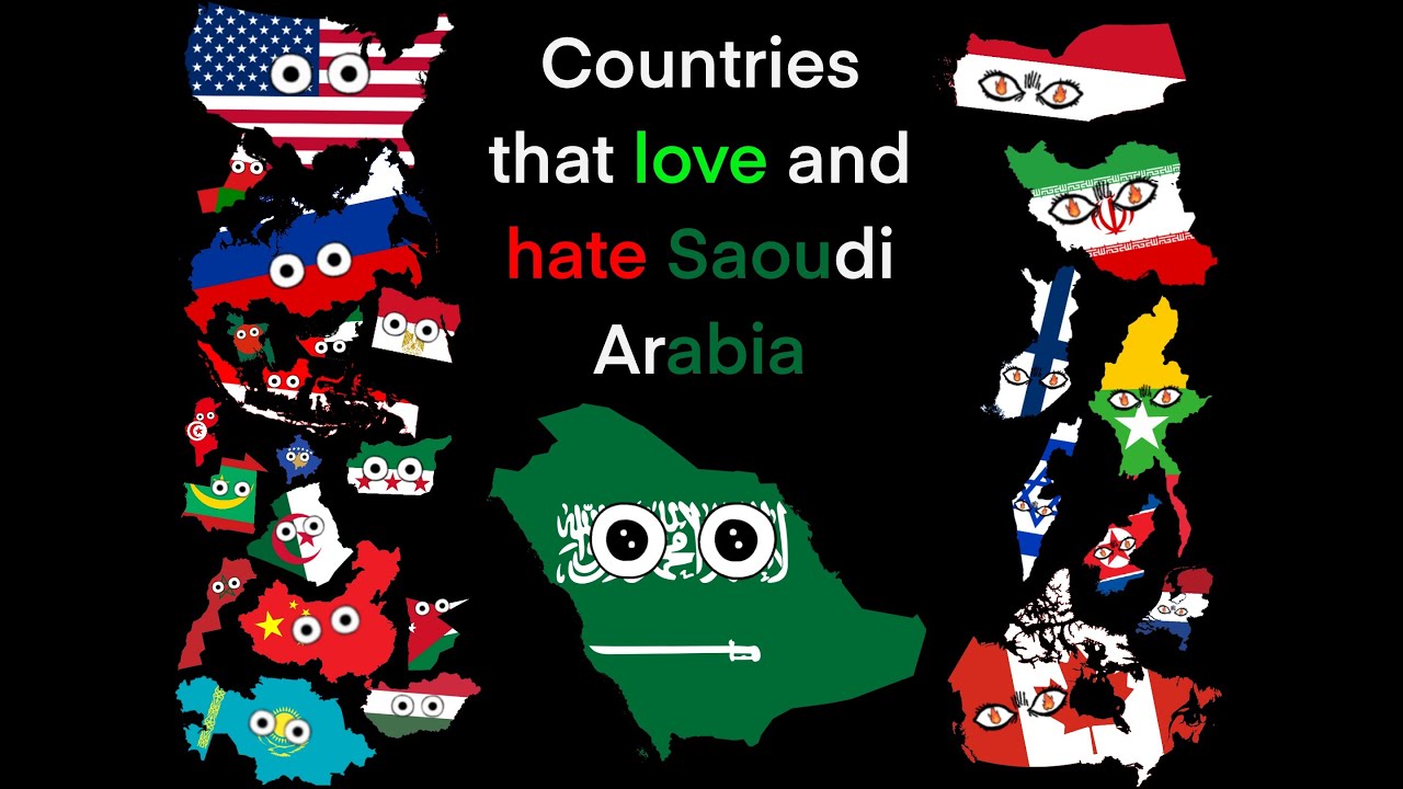 Страны, которые любят и ненавидят Саудовскую Аравию 🇸🇦 (Новые данные 2026) (Кредиты: Yakoza Ball)