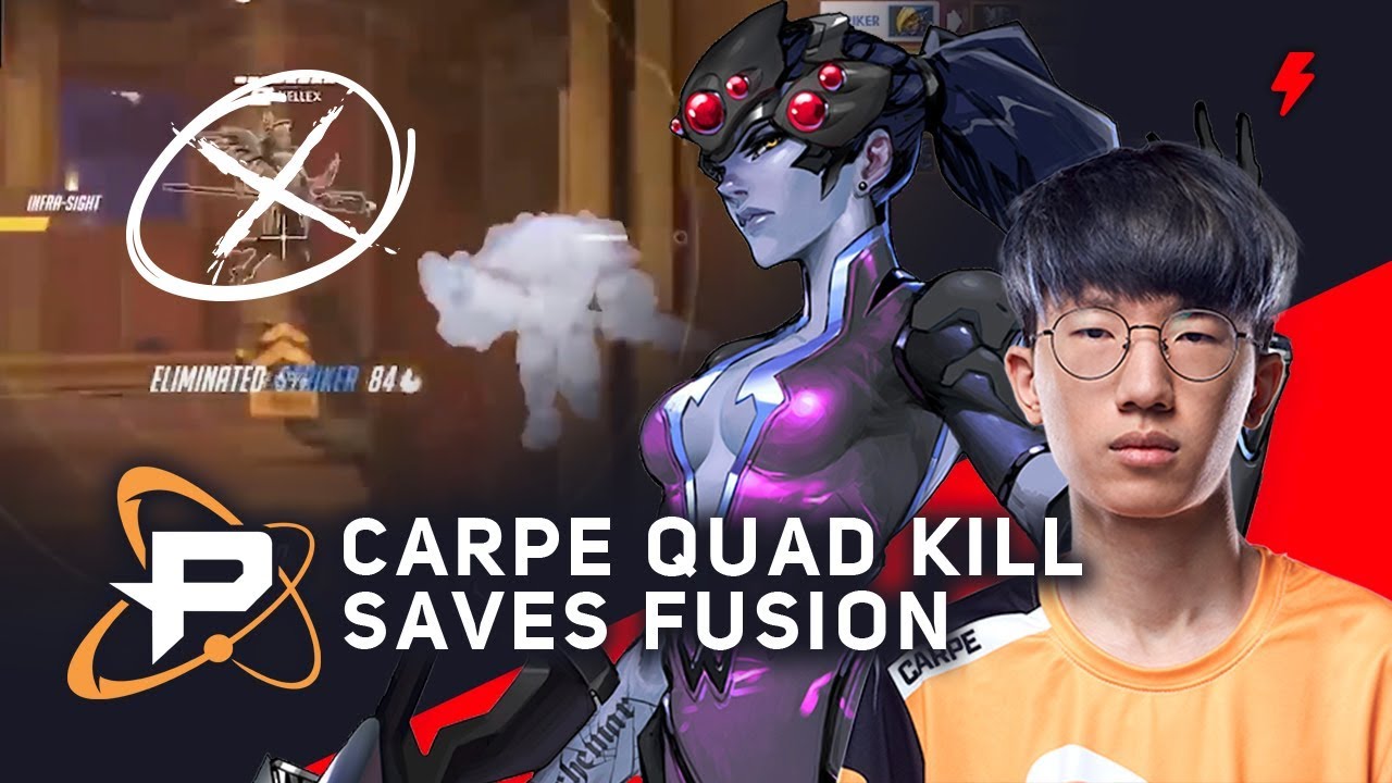 The Full Story Behind Carpe's Widowmaker Quadruple Kill | Overwatch League