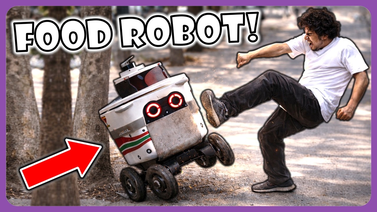 Food Delivery Robots ATTACKED in LA!