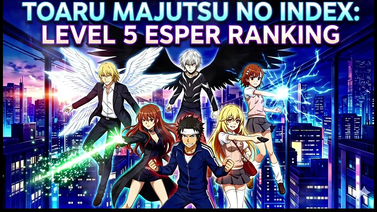 RAP TOARU MAJUTSU NO INDEX - LEVEL 5 ESPER RANKING (SYSTEM SCAN: LEVEL 5)