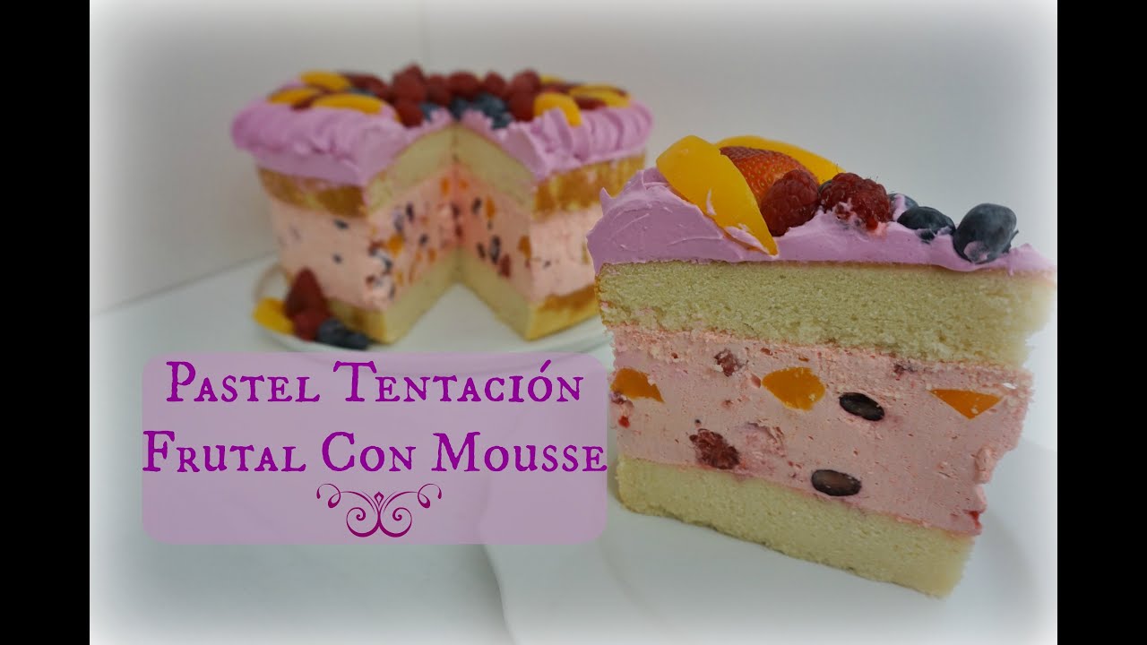 Pastel Tentación Frutal Con Mousse Exquisito