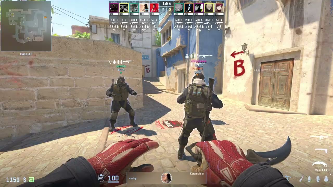 (CT Awper) cmtry Mirage vs B8 @ BLAST Bounty 2025 Season 2 | 1.08 | 8-10