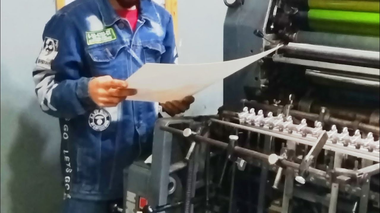 Heidelberg GTO machine 46 printing
