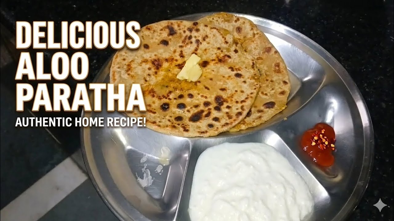 Crispy ALOO PARATHA in 15 Minutes! 🥔 Perfect Breakfast Recipe