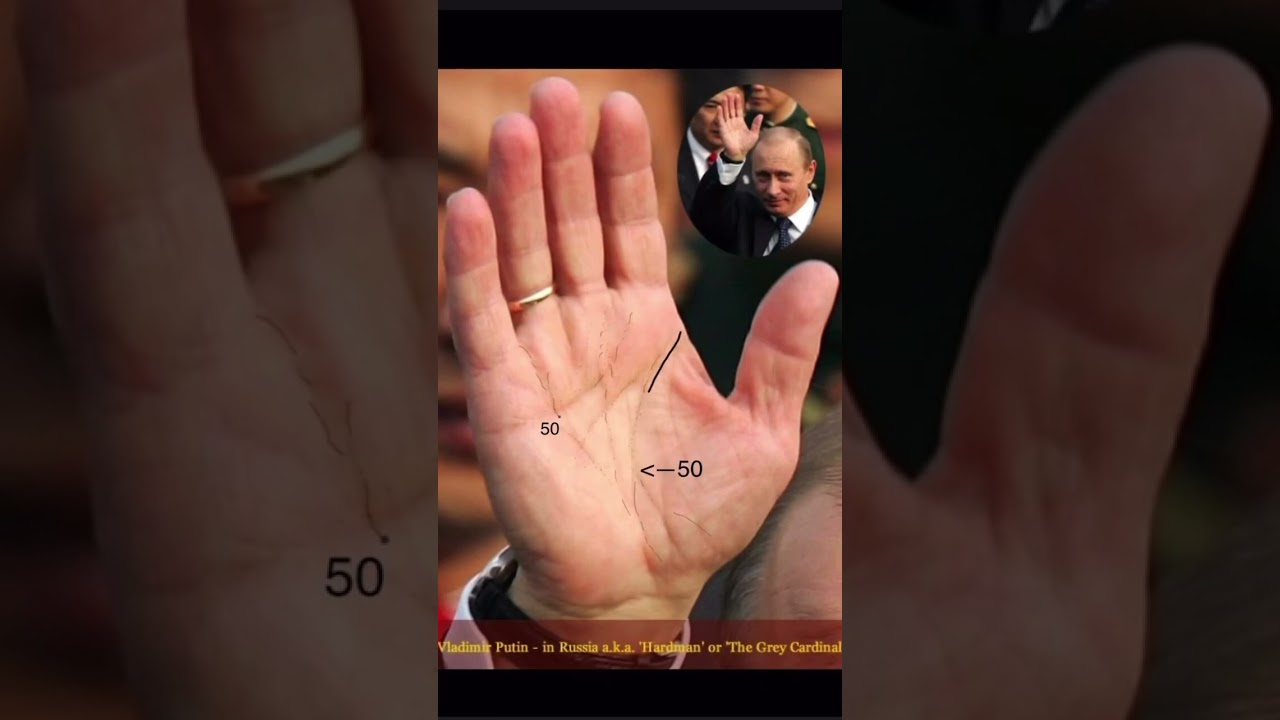 President Valadimir Putin and his political hand  #palmistry #reels #astrology #viral #instagood