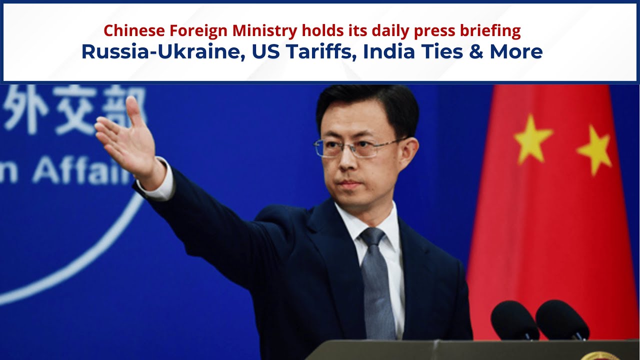China FM Presser: Ukraine Peace, US Tariffs, India Ties | Beijing | Amaravati Today Live
