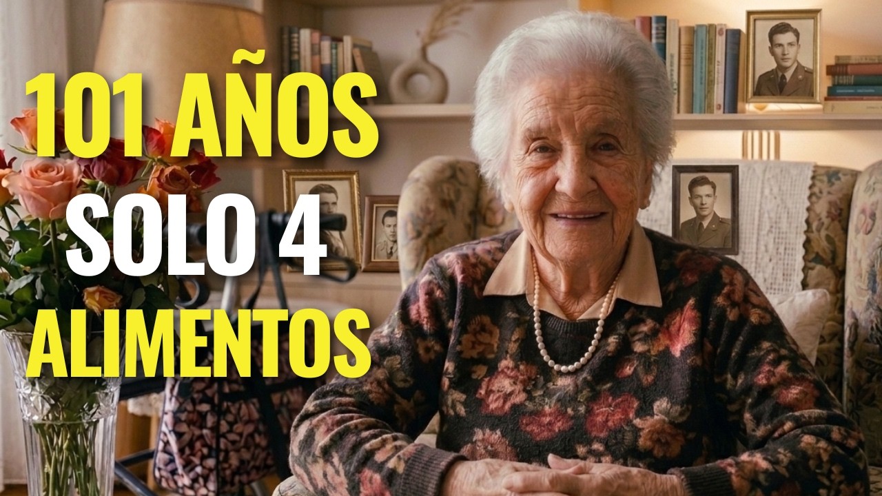 101 años y sólo 4 alimentos | El secreto de su longevidad