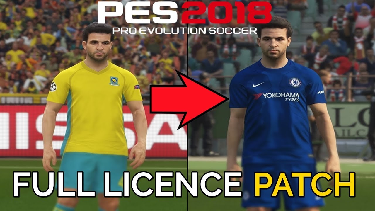 PES 2018: как установить официальные названия команд, формы, логотипы, лиги и многое другое