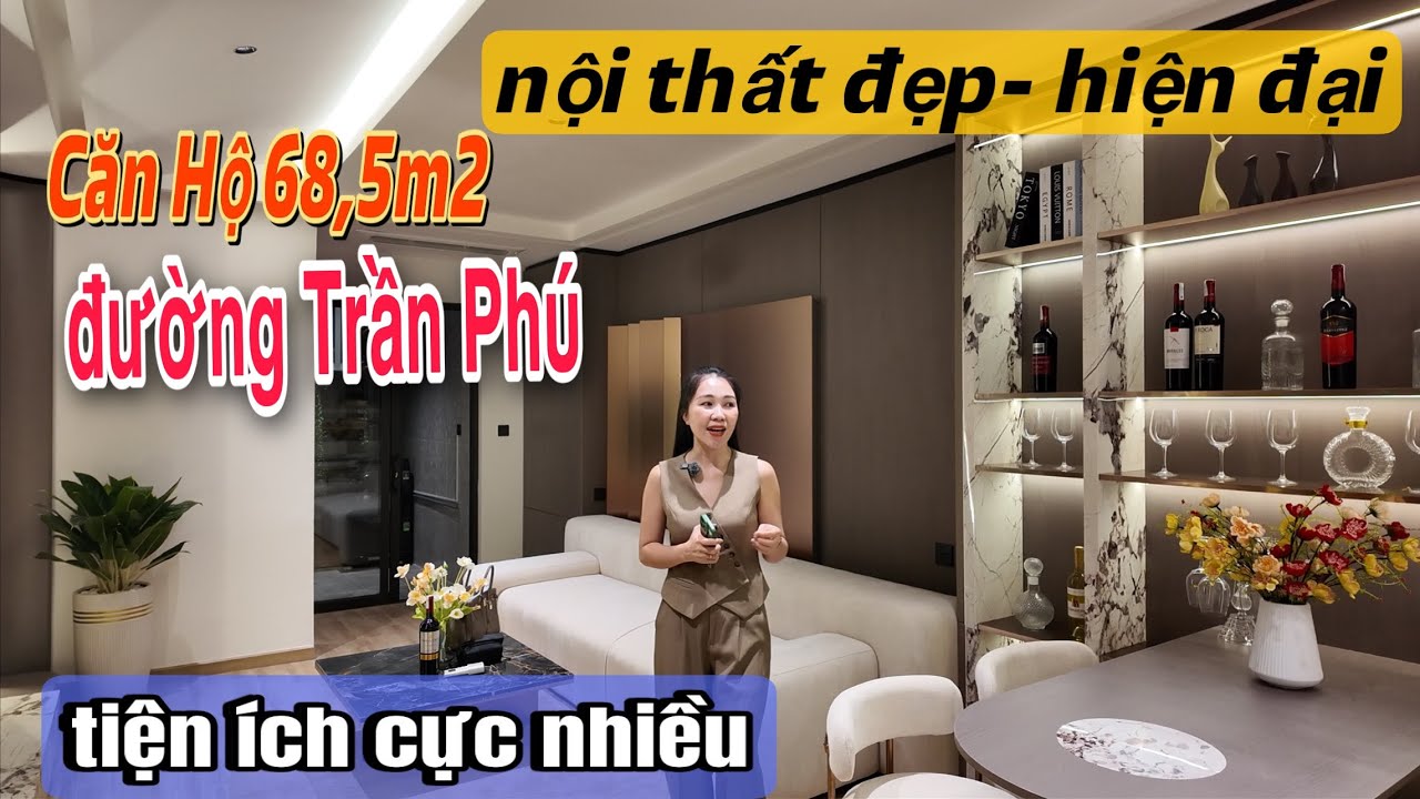 TẬP ĐẶC BIỆT : CĂN HỘ 2 PHÒNG NGỦ ĐƯỜNG TRẦN PHÚ NỘI THẤT ĐẸP GIÁ RẺ MỞ BÁN ĐỢT 1 #canhobien