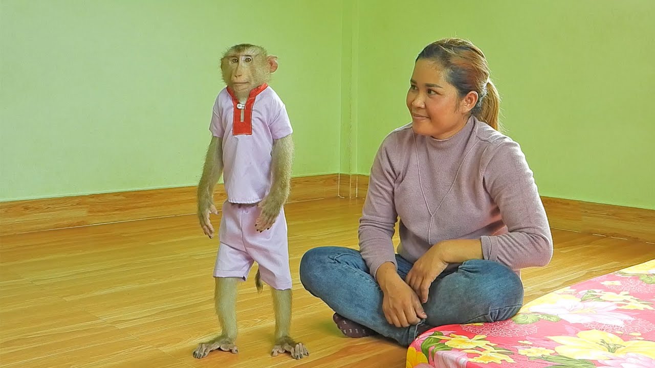 Handsome Boy Kako Wearing New Clothes After Take Bath