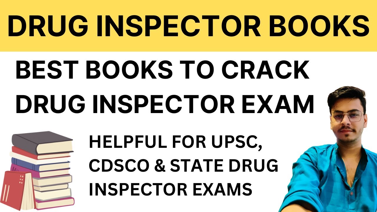 How to Crack Drug Inspector exam | Best Books for all Drug Inspector Exams | UPSC & STATE DI