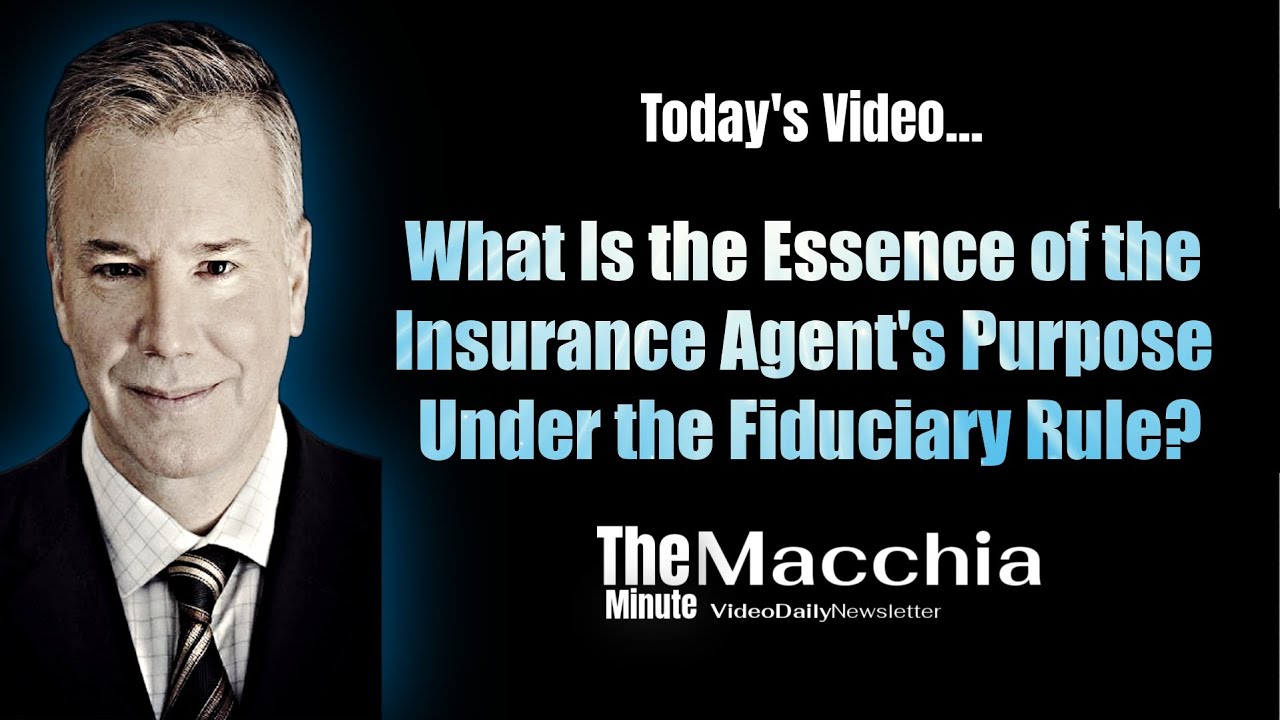 The Essence of the Insurance Agent's Professional Purpose
