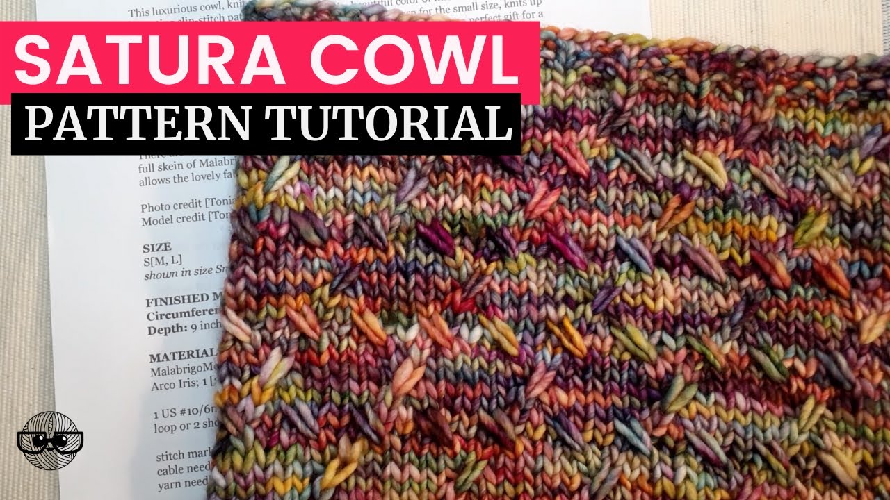 Satura Cowl (Easy Cowl Knitting Pattern Tutorial - FREE PATTERN)