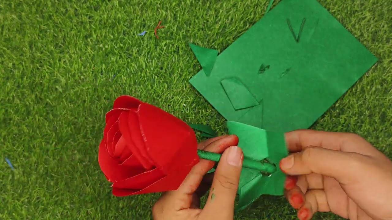 How to Make Paper Rose Bouquet | Easy Flower Wrapping Technique 🌹| Snehacolorcraft