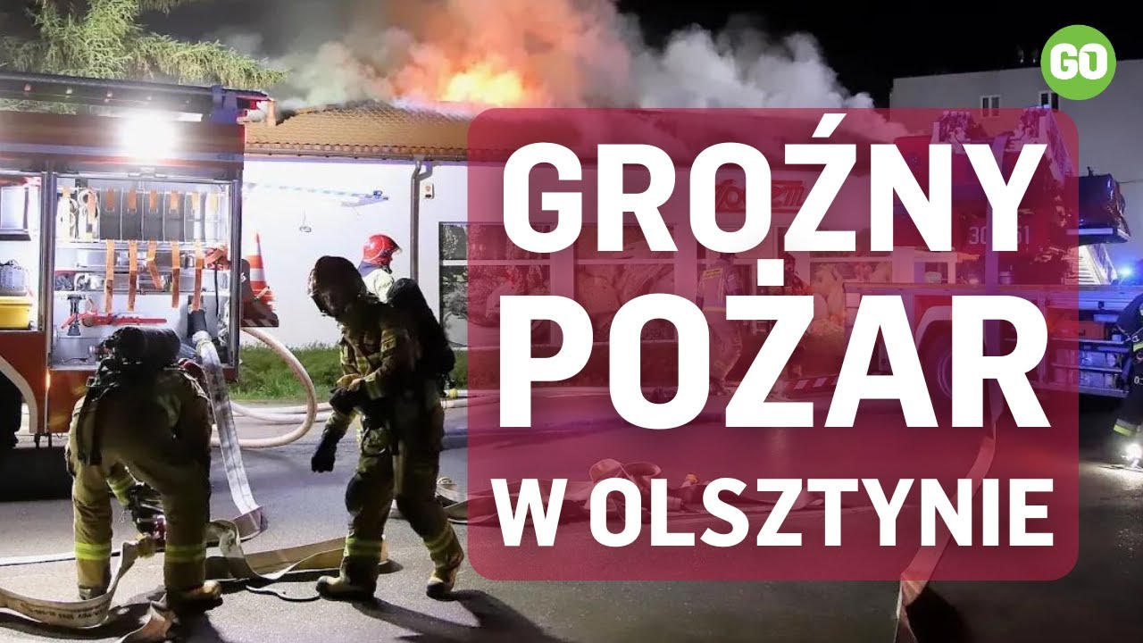 Pożar sklepu Społem ,,Miłek